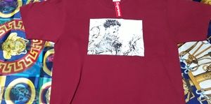 NWT FW17 Supreme x Akira Maroon Arm Tee